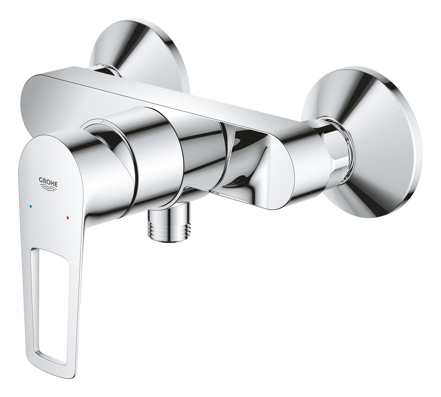 Baterie dus Grohe 23634001, 1 bar, 225 mm, 134 mm, 2 orificii instalare, 1/2 dimensiune racord furtun, Crom — imaginea 4