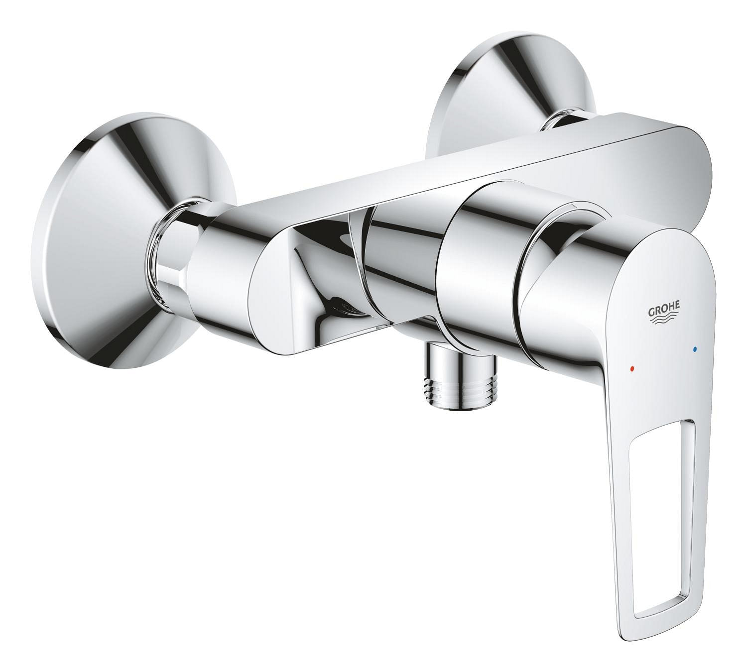 Baterie dus Grohe 23634001, 1 bar, 225 mm, 134 mm, 2 orificii instalare, 1/2 dimensiune racord furtun, Crom — imaginea 5