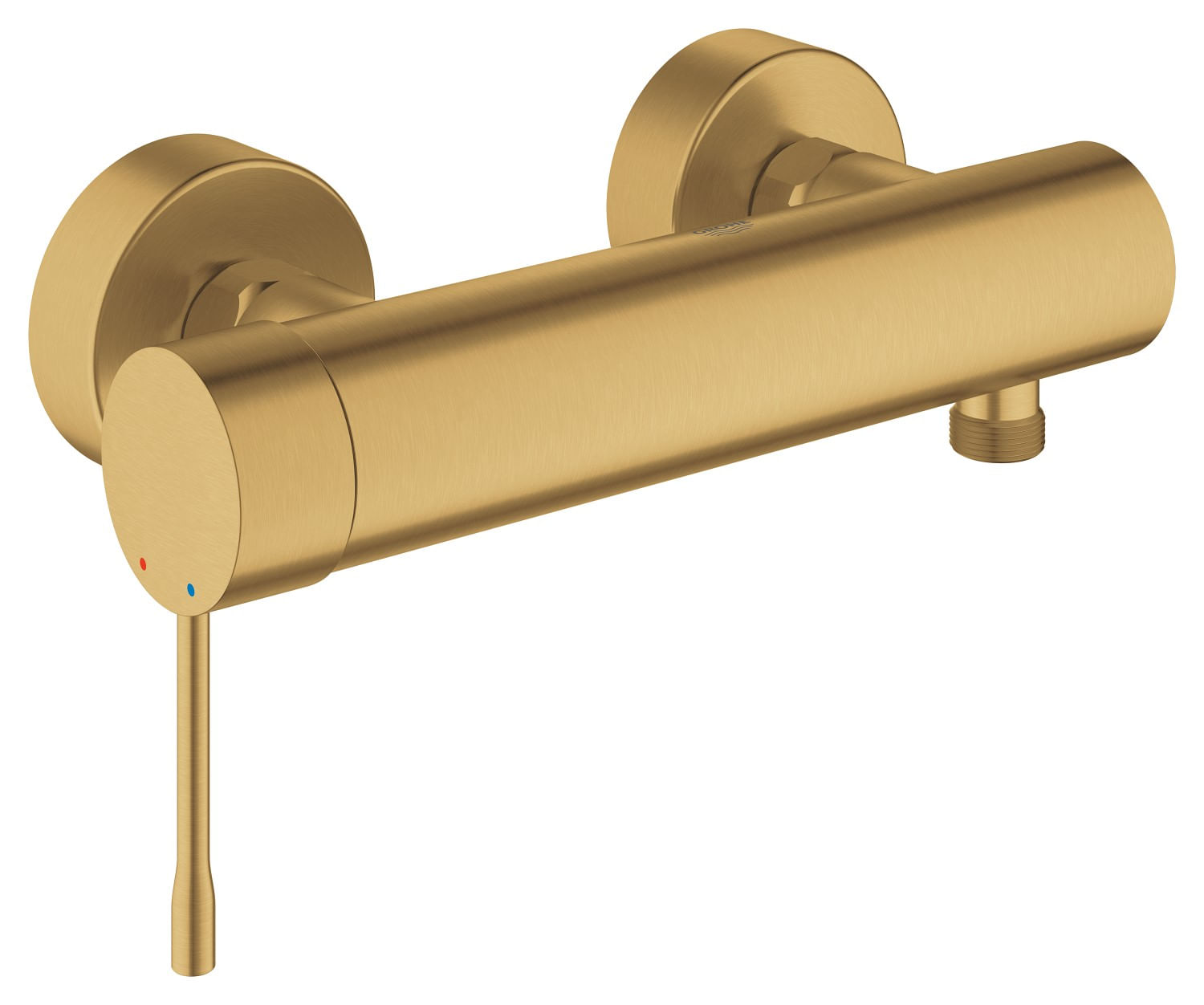 Baterie dus Grohe 25252GN1, 1 bar, 281 mm, 91 mm, 2 orificii instalare, 1/2 dimensiune racord furtun, Auriu — imaginea 2