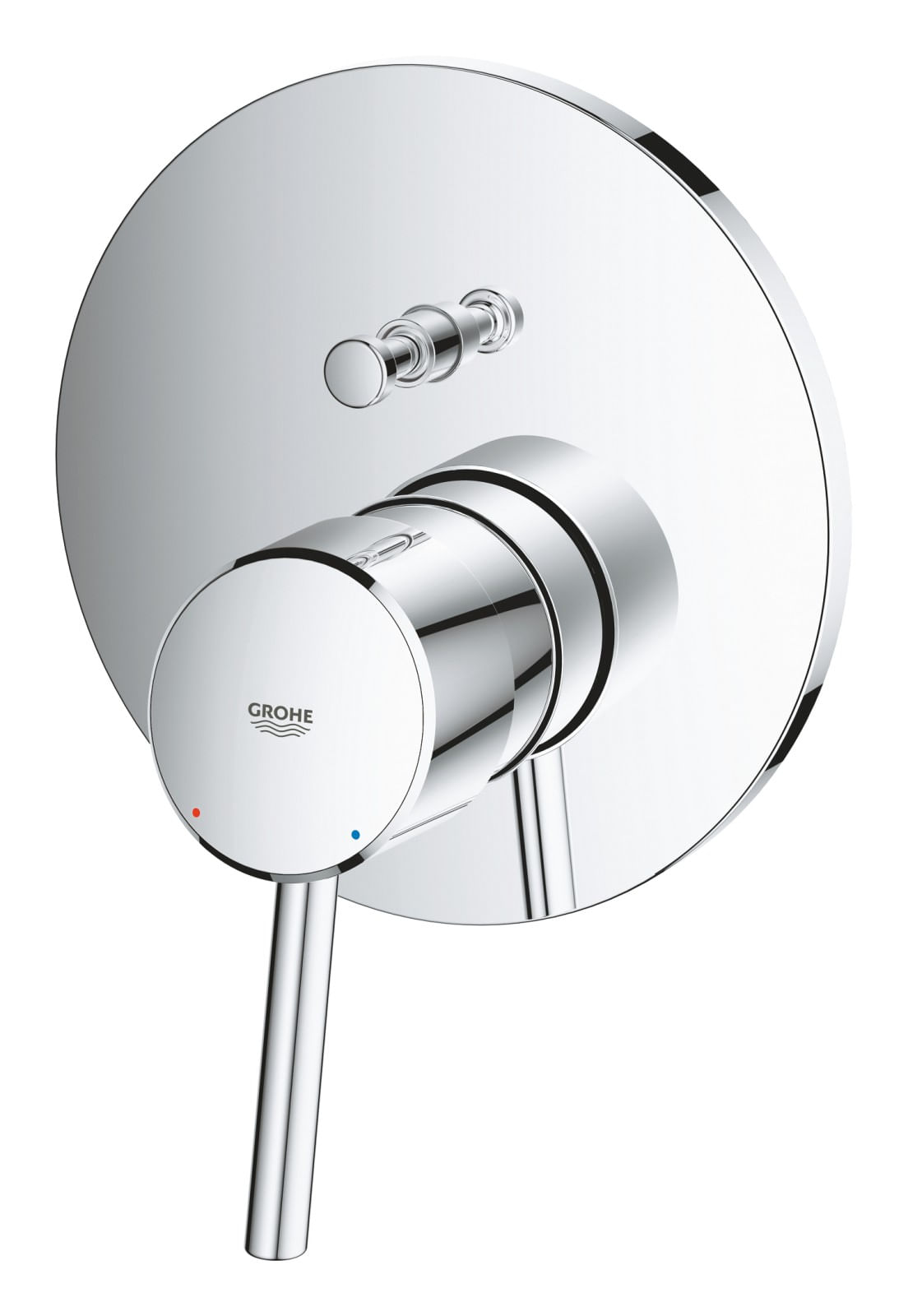Unitate comanda Grohe 24054001, 1 bar, 158 mm, 10 mm, 2 iesiri, 1 functii palarie dus, 1/2 dimensiune racord, Crom — imaginea 5