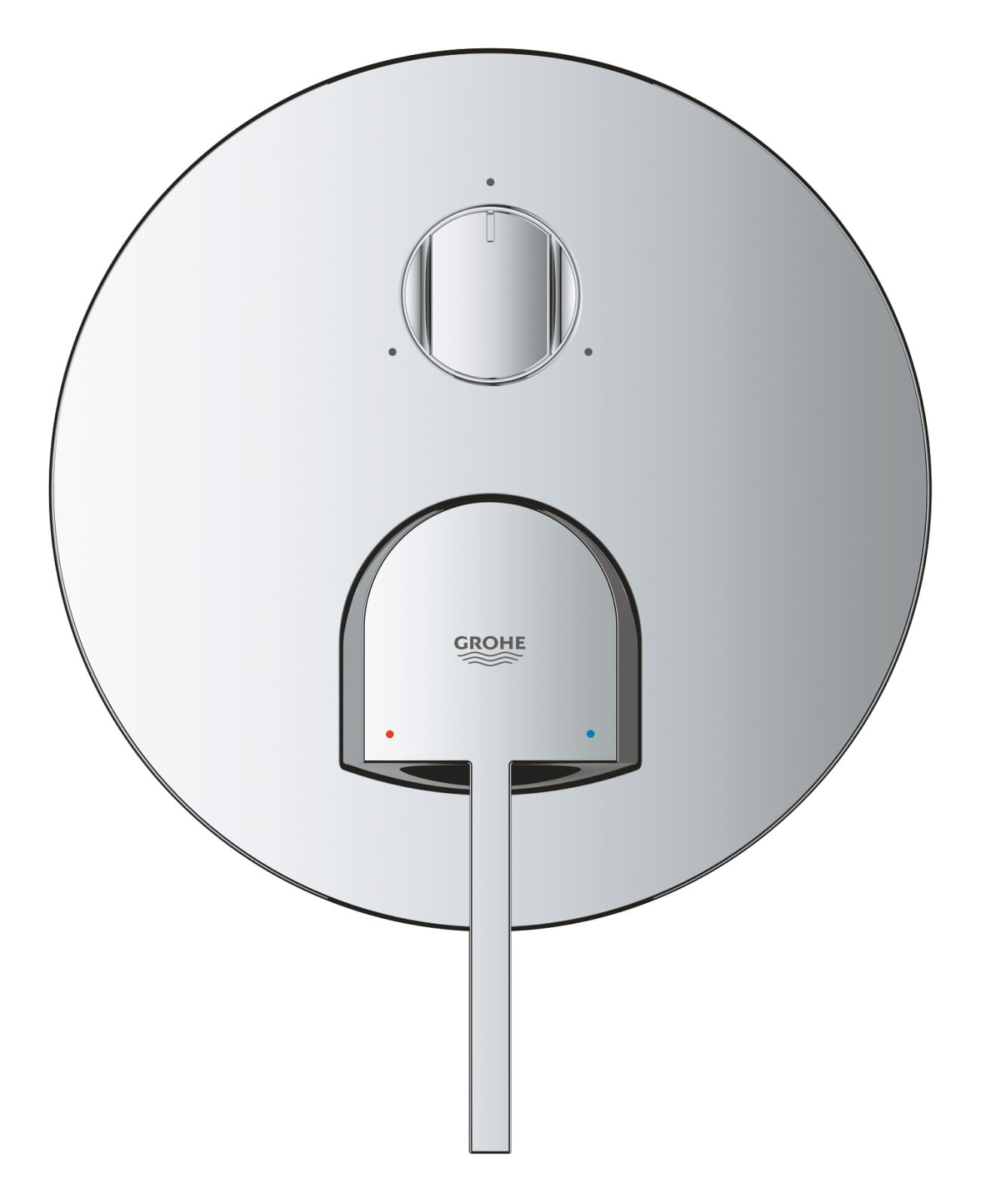 Unitate comanda Grohe 24093003, 2.5 bar, 158 mm, 10 mm, 3 iesiri, 1 functii palarie dus, 1/2 dimensiune racord, Crom — imaginea 2