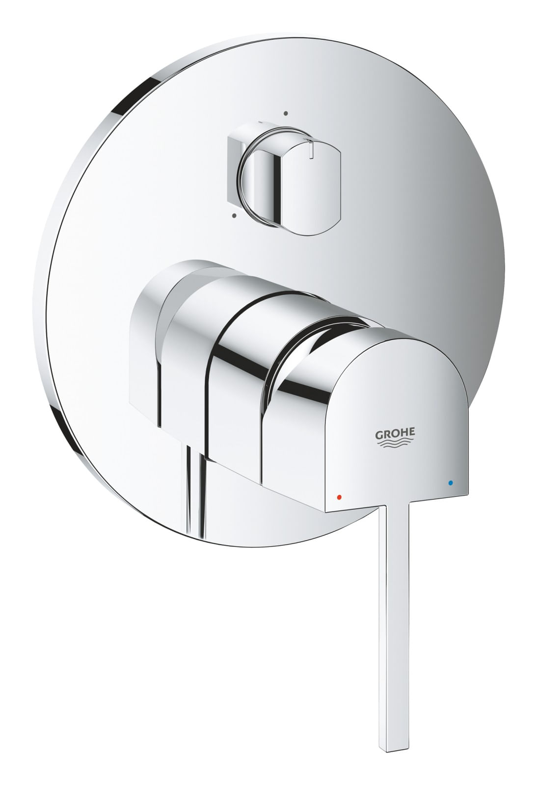 Unitate comanda Grohe 24093003, 2.5 bar, 158 mm, 10 mm, 3 iesiri, 1 functii palarie dus, 1/2 dimensiune racord, Crom — imaginea 5