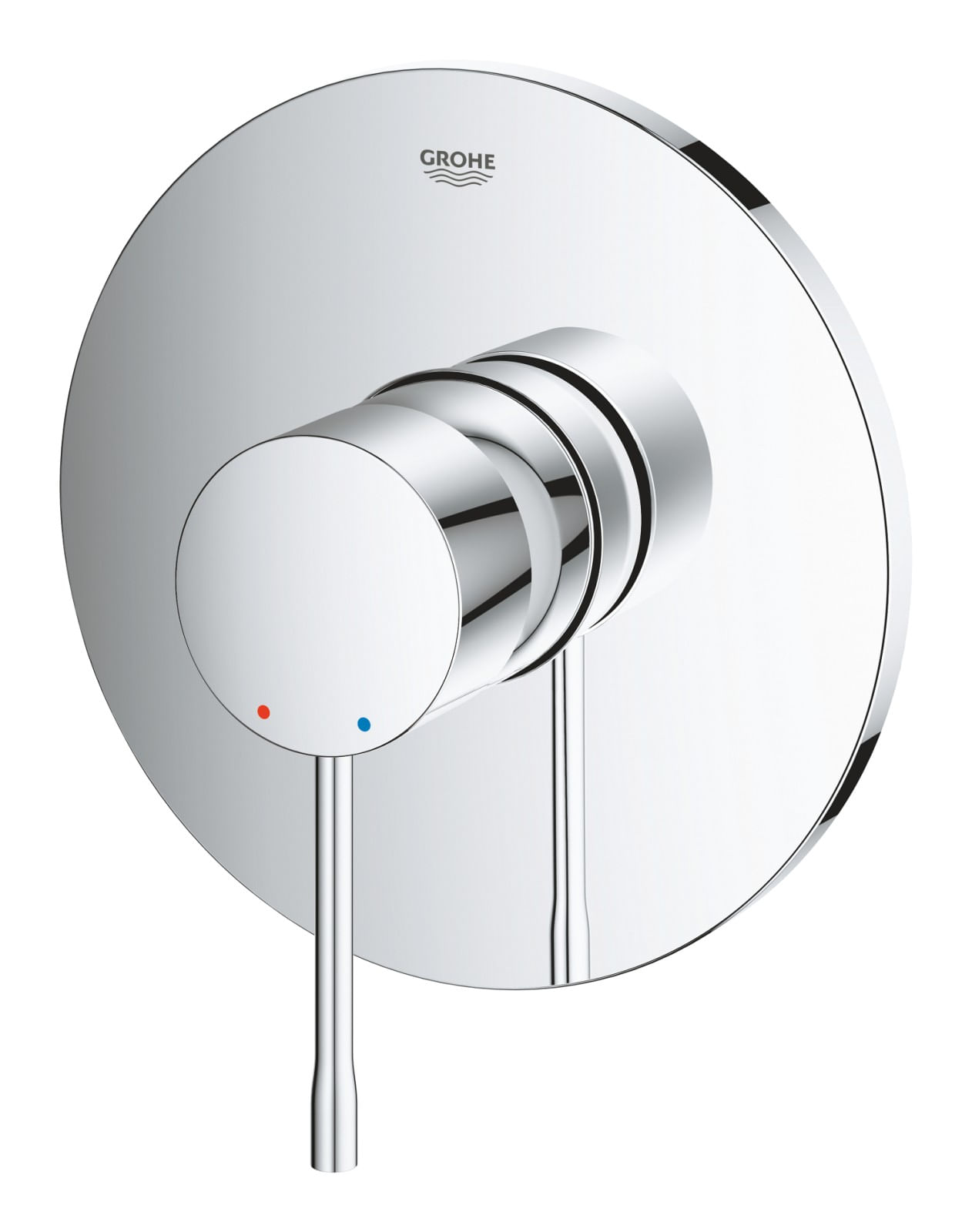 Unitate comanda Grohe 24168001, 1 bar, 163 mm, 12 mm, 1 iesiri, 1 functii palarie dus, 1/2 dimensiune racord, Crom — imaginea 2