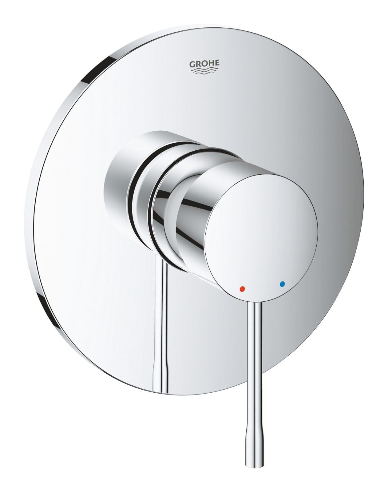 Unitate comanda Grohe 24168001, 1 bar, 163 mm, 12 mm, 1 iesiri, 1 functii palarie dus, 1/2 dimensiune racord, Crom — imaginea 4