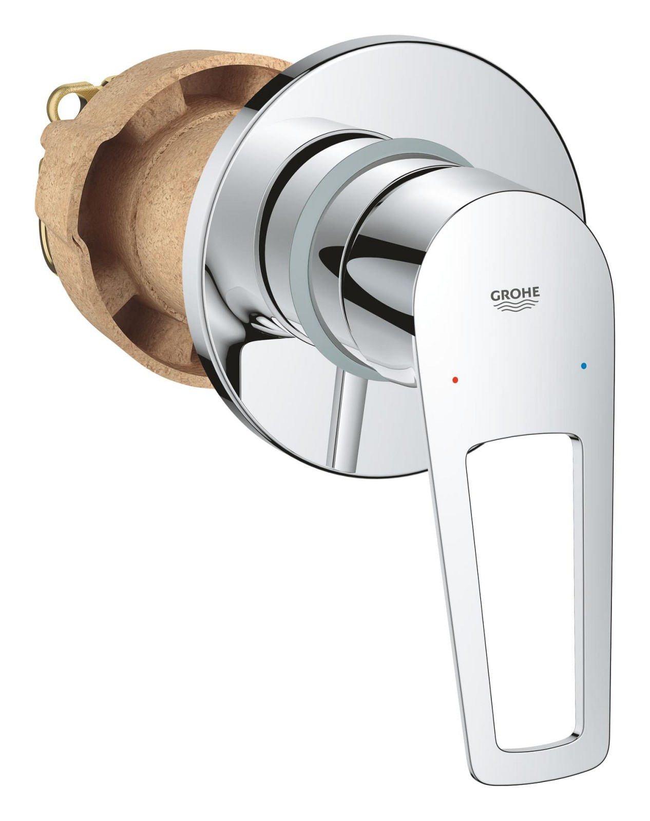 Unitate comanda Grohe 29042001, 1 bar, 105 mm, 10 mm, 1 iesiri, 1 functii palarie dus, 1/2 dimensiune racord, Crom — imaginea 6