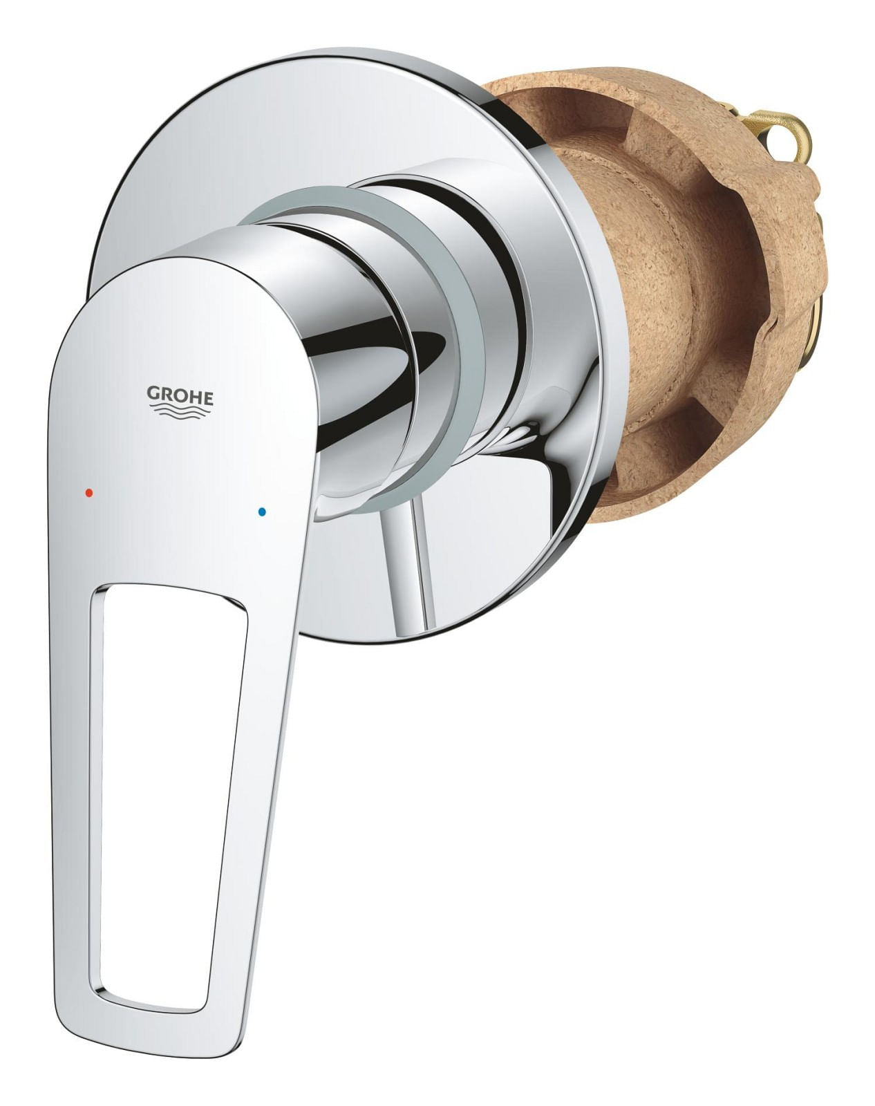 Unitate comanda Grohe 29042001, 1 bar, 105 mm, 10 mm, 1 iesiri, 1 functii palarie dus, 1/2 dimensiune racord, Crom — imaginea 7