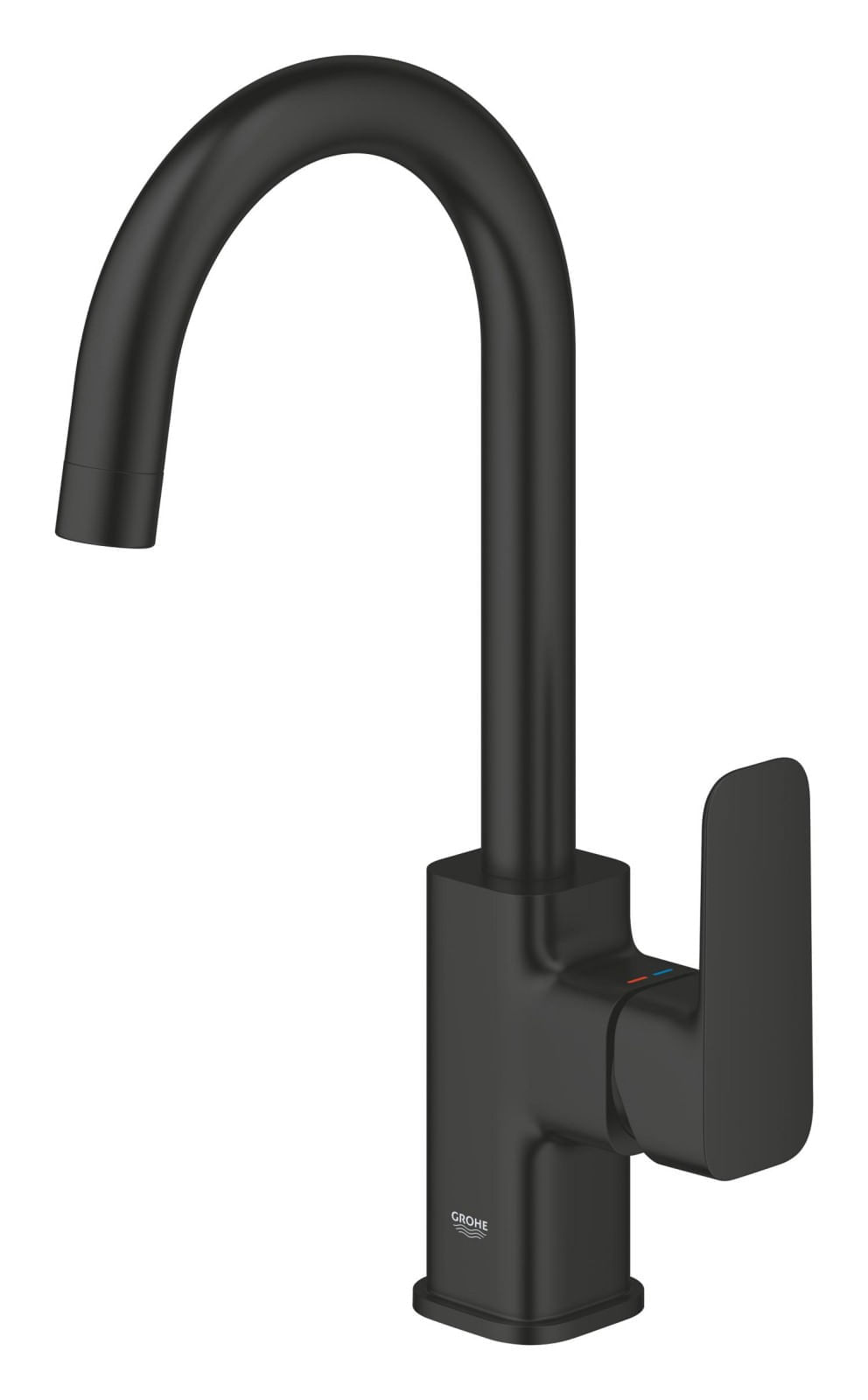 Baterie lavoar Grohe 1017712430, 28 mm, 5 l/min, 0.6 bar, 35 mm, 311 mm, 140 mm, 395 mm, 1 orificii instalare, Negru — imaginea 4