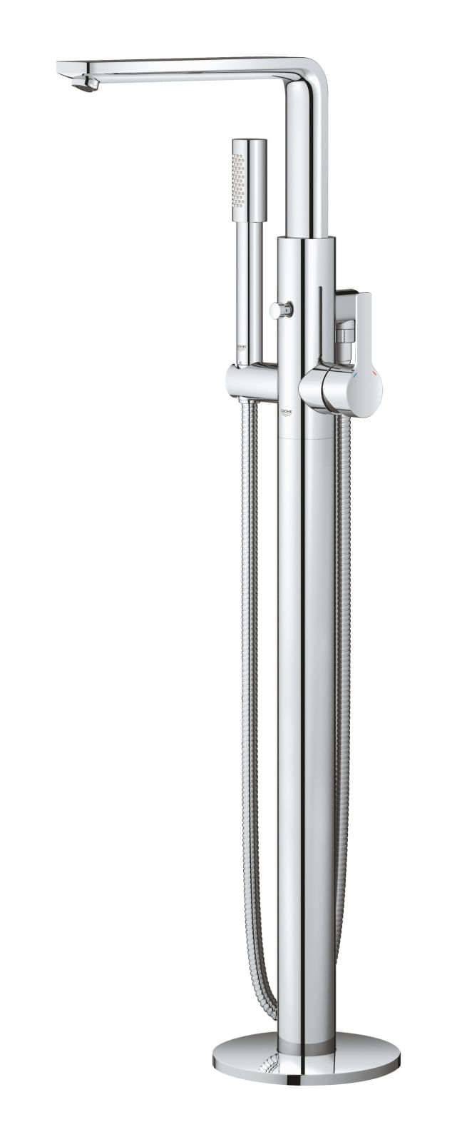 Baterie de cada Grohe 23792001, 1 bar, 66 mm, 1.25 m, 905 mm, 271 mm, 1 orificii instalare, 1 functii para dus, Crom — imaginea 4