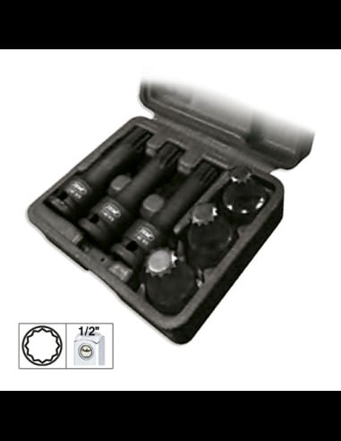 Set De 6 Tubulare XZN De 1/2` De Impact