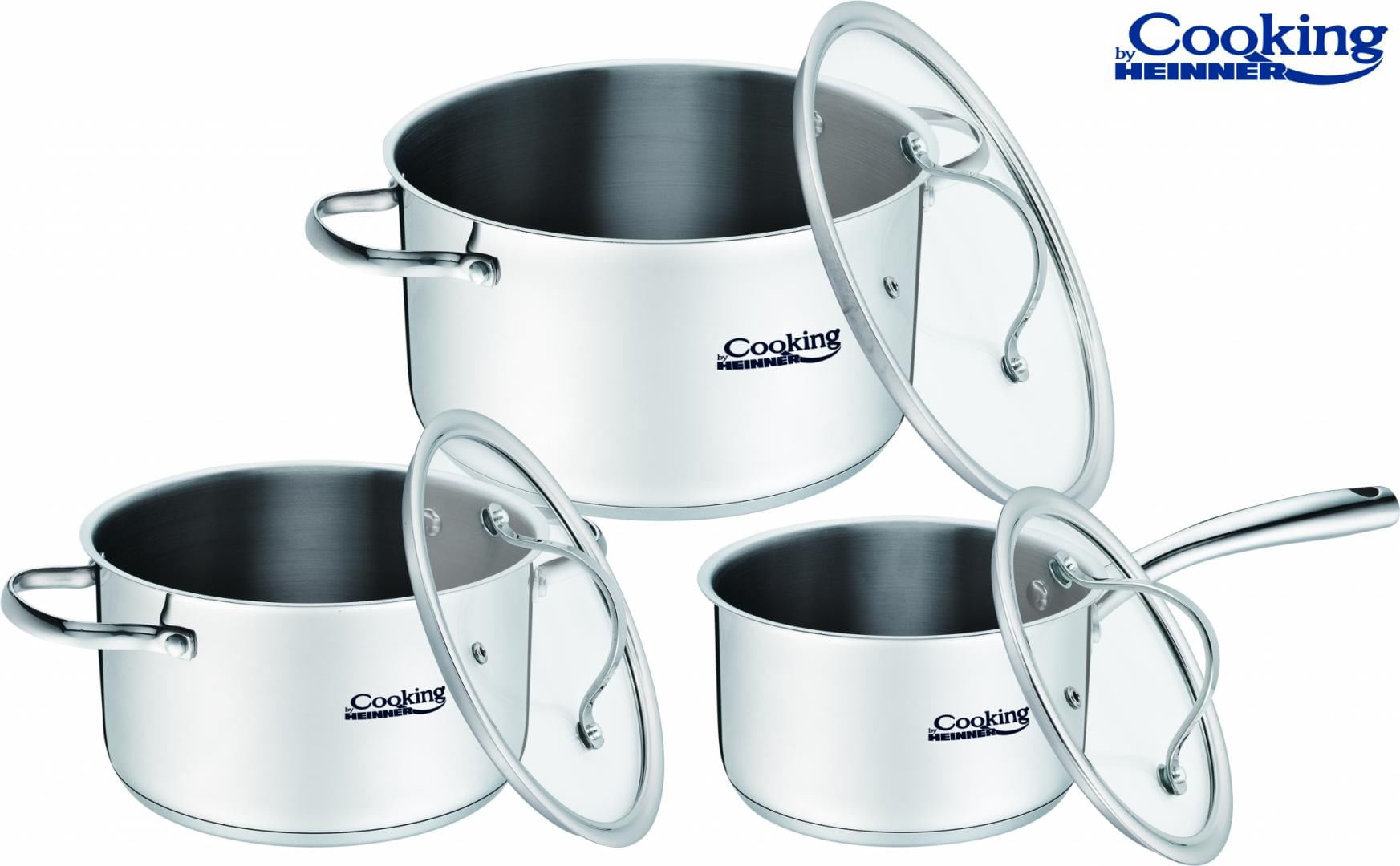 Set gatit din inox 6 piese, Anna, Cooking by — imaginea 4