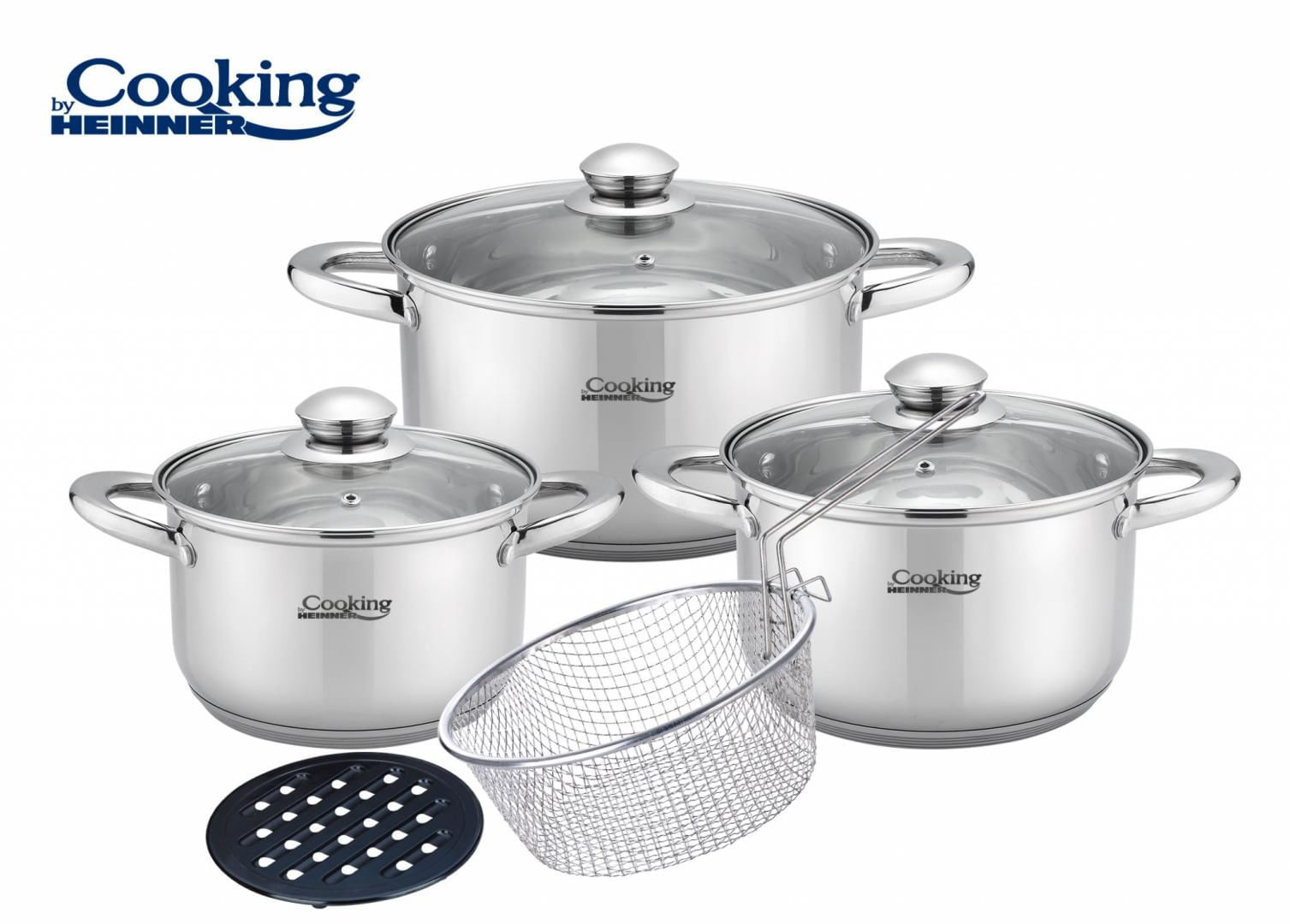 Set gatit din inox 8 piese, Victoria, Cooking by Heinner — imaginea 5