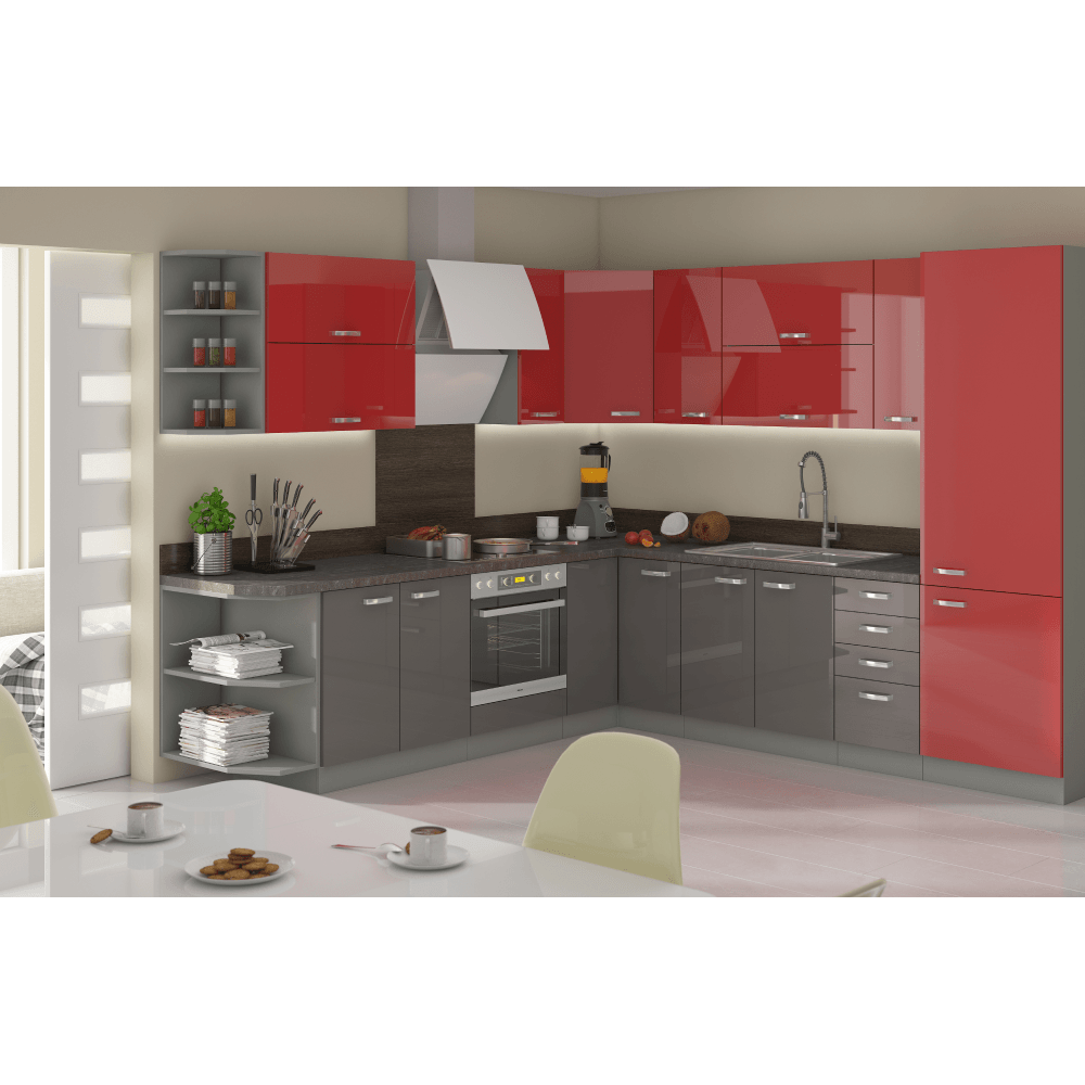 Blat de lucru, grosime 2,8 cm, Metalic brown gri — imaginea 5