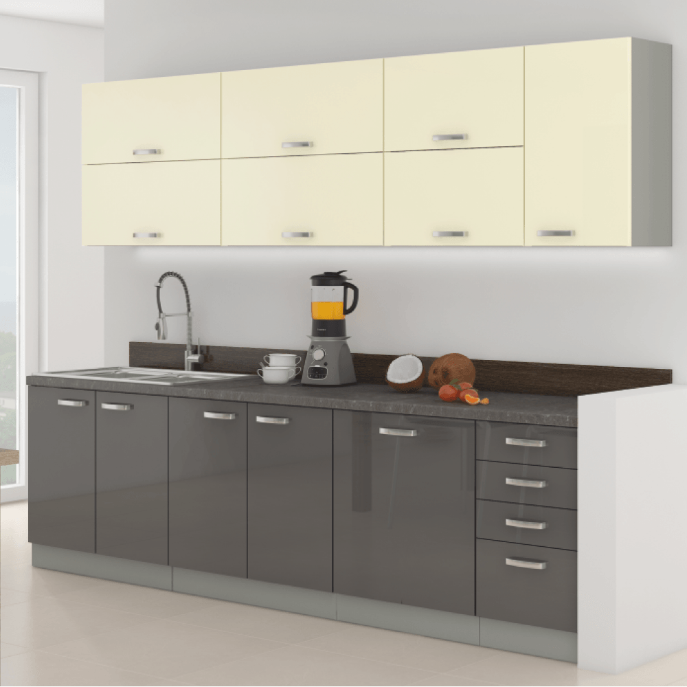 Blat de lucru, grosime 2,8 cm, Metalic brown gri — imaginea 9