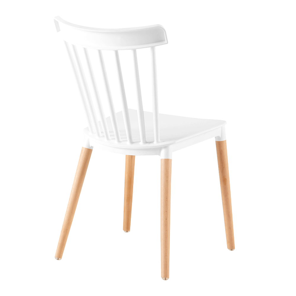 Scaun dining, alb / fag, ZOSIMA — imaginea 2