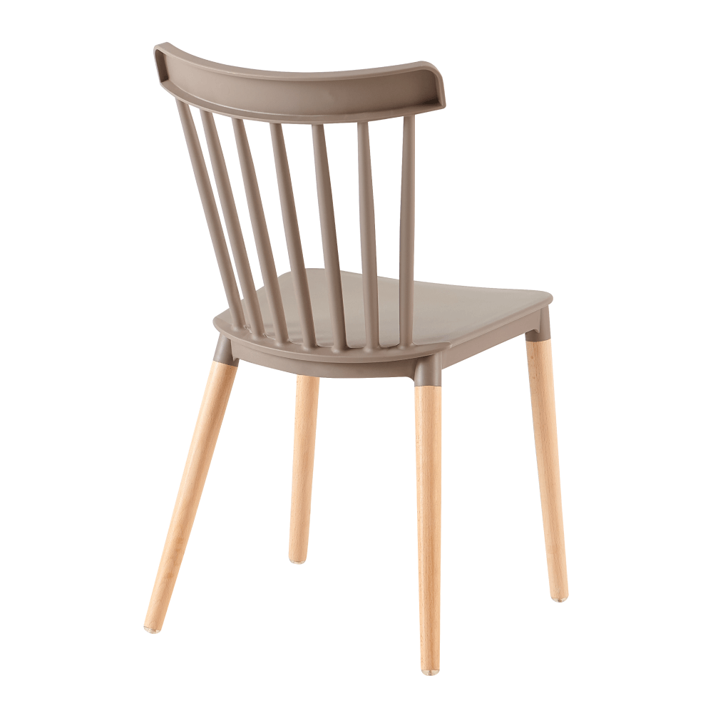 Scaun dining, gri / fag, ZOSIMA — imaginea 2