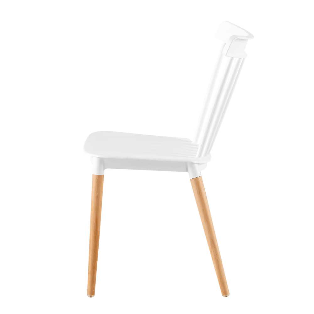 Scaun dining, alb / fag, ZOSIMA — imaginea 4