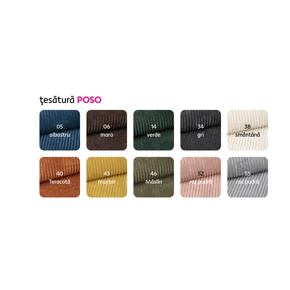 Canapea extensibila, gri-maro Taupe, ROSELYN — imaginea 2