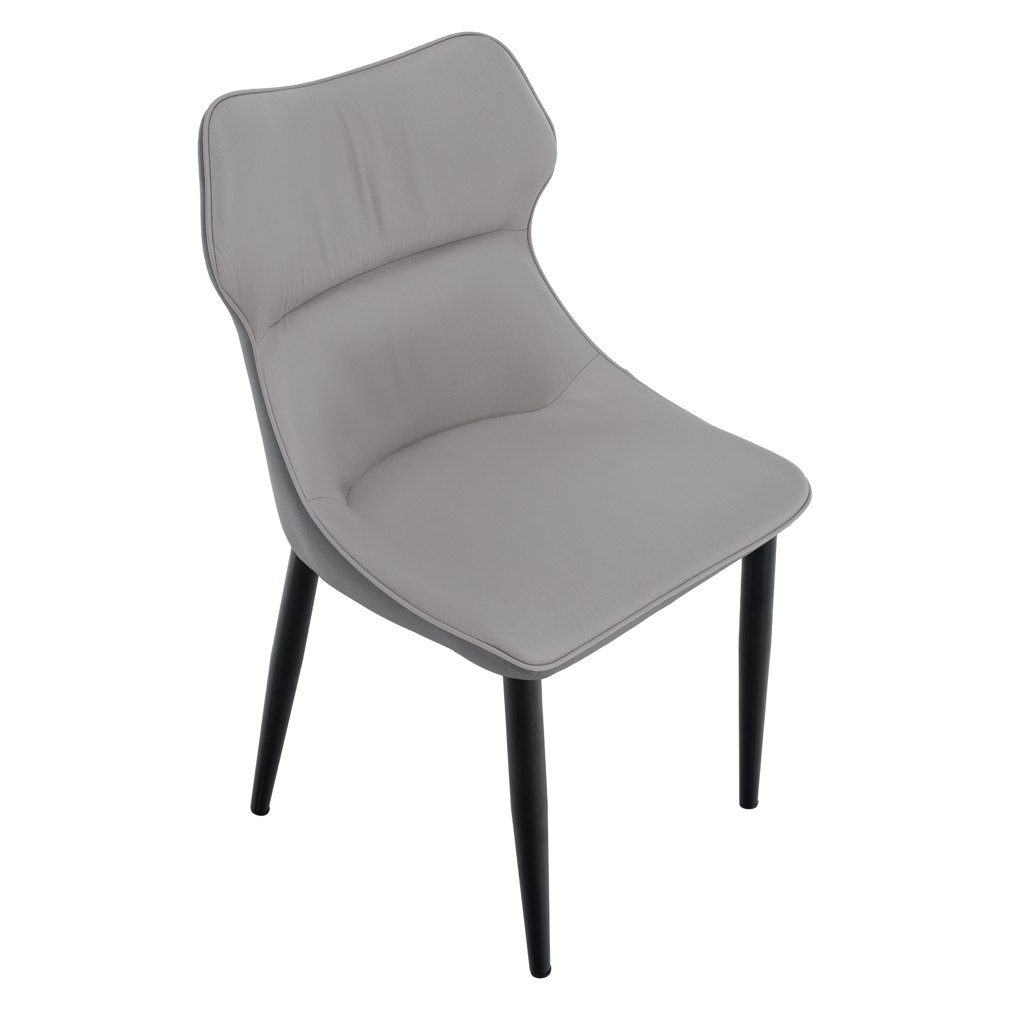 Scaun de dining, gri deschis / gri inchis / negru, TABITA — imaginea 9