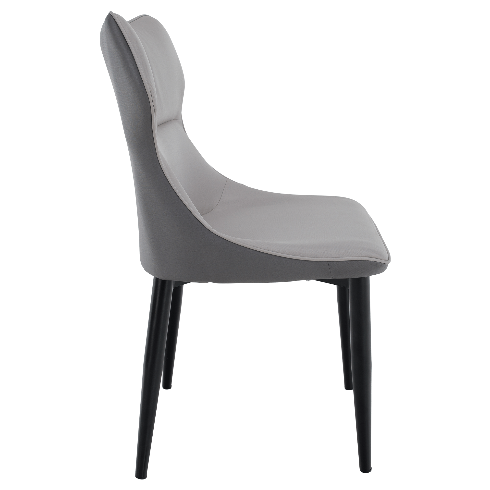 Scaun de dining, gri deschis / gri inchis / negru, TABITA — imaginea 10