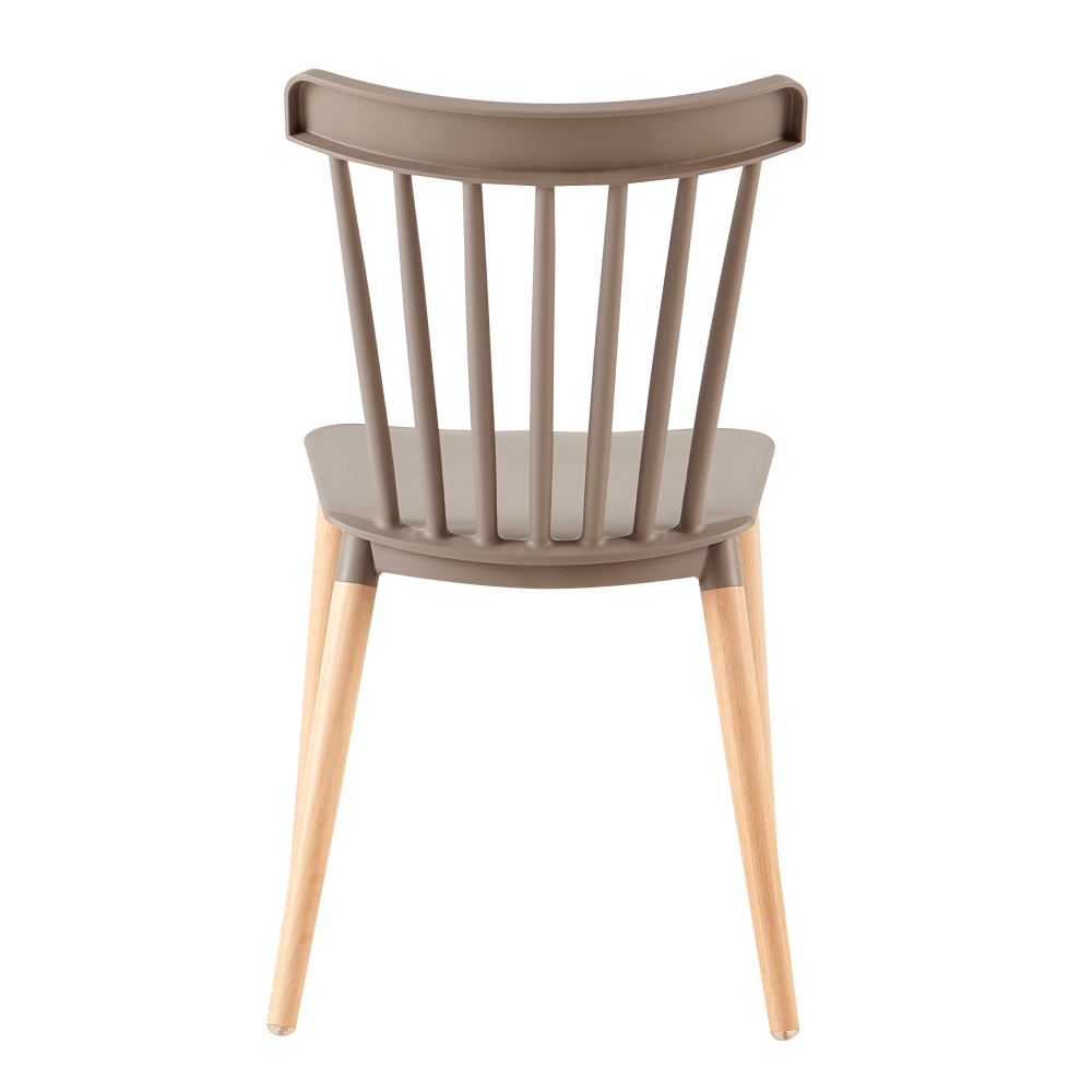 Scaun dining, gri / fag, ZOSIMA — imaginea 5