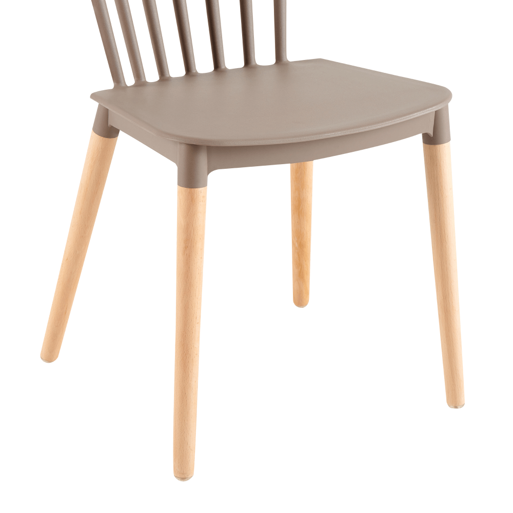 Scaun dining, gri / fag, ZOSIMA — imaginea 7