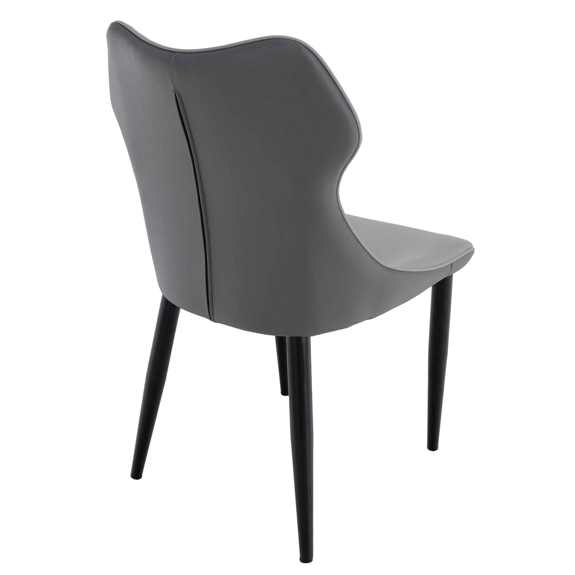 Scaun de dining, gri deschis / gri inchis / negru, TABITA — imaginea 12