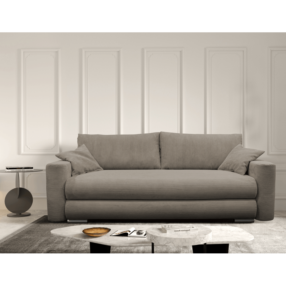 Canapea extensibila, gri-maro Taupe, ROSELYN — imaginea 8