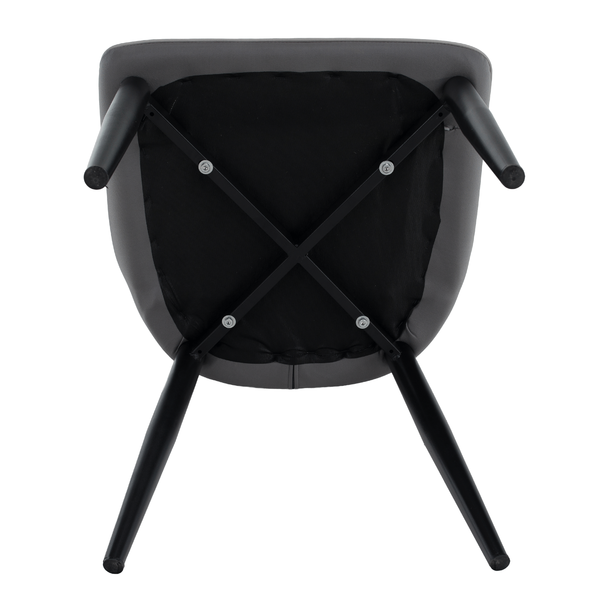 Scaun de dining, gri deschis / gri inchis / negru, TABITA — imaginea 16