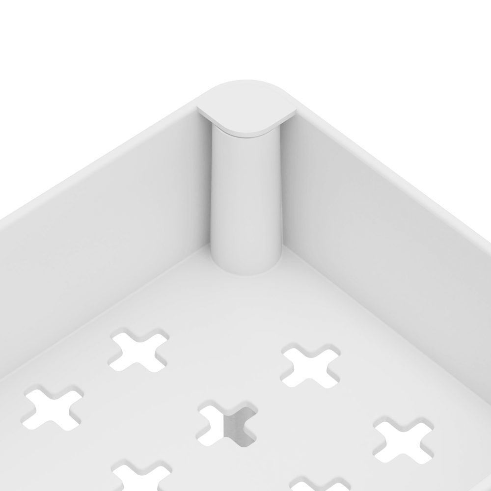 Etajera cu roti, alba, ALIOL TIP 2 — imaginea 7
