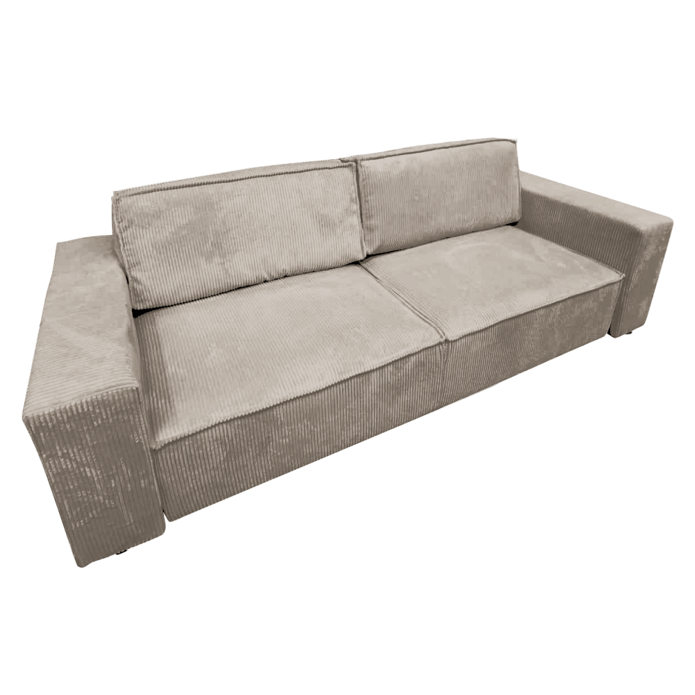 Canapea extensibila, taupe gri-bej, HARPERA BIG SOFA — imaginea 3