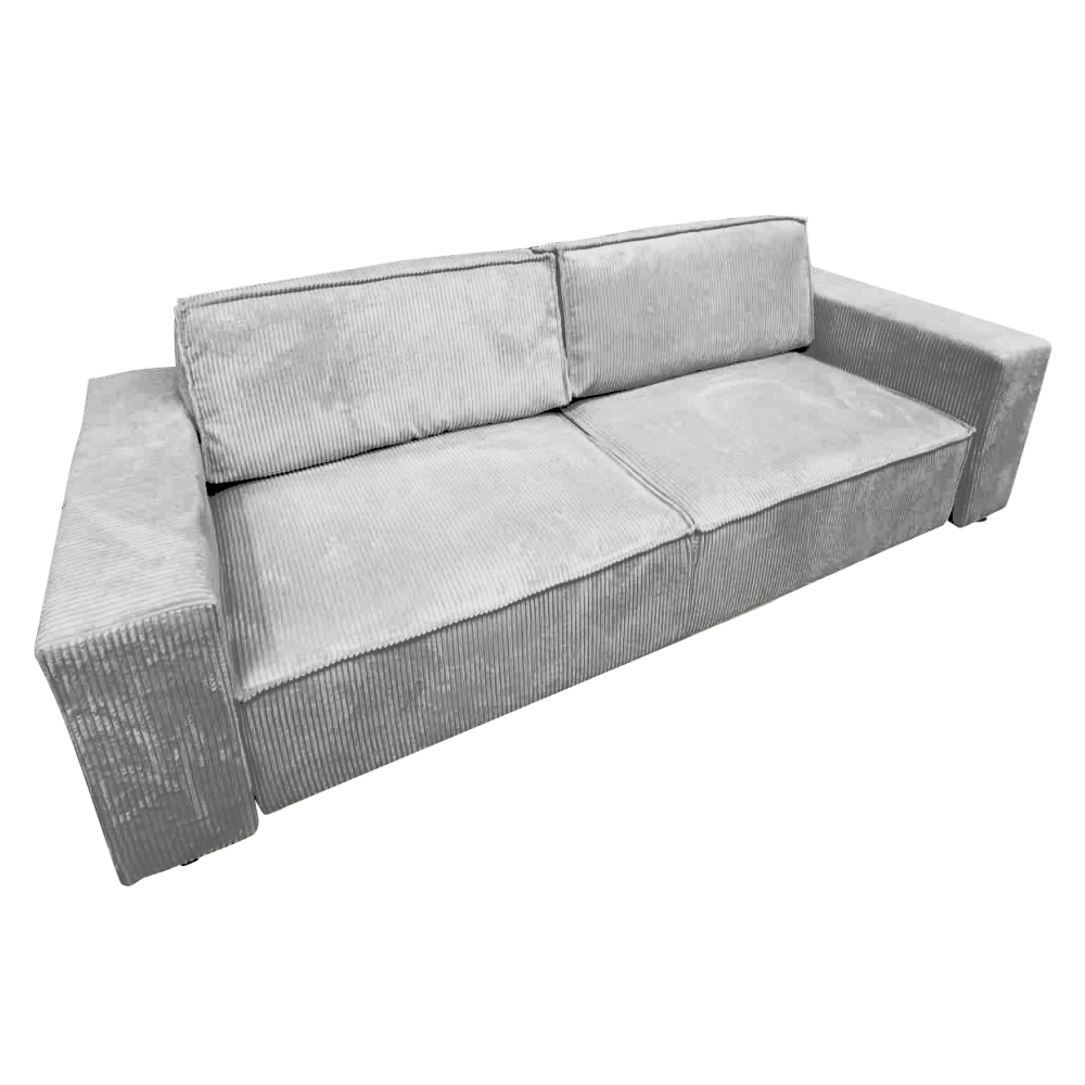 Canapea extensibila, gri deschis, HARPERA BIG SOFA — imaginea 4
