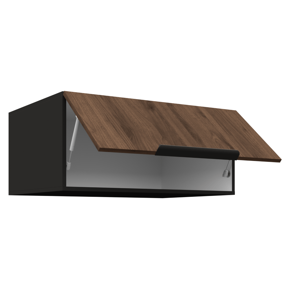 Dulap superior, nuc okapi/negru, MENZO 80 NAGU-36 1F — imaginea 2