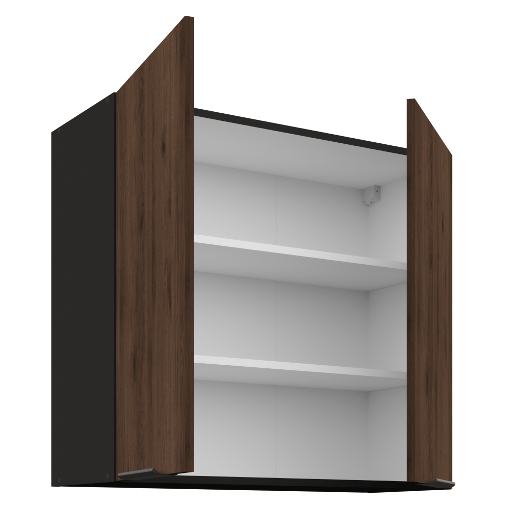 Dulap superior, nuc okapi/negru, MENZO 80 G-72 2F — imaginea 2