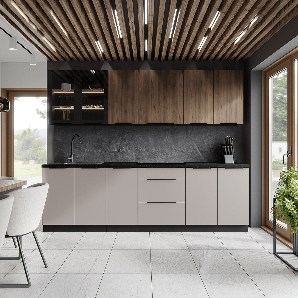Dulap superior, nuc okapi/negru, MENZO 50 GU-36 1F — imaginea 12