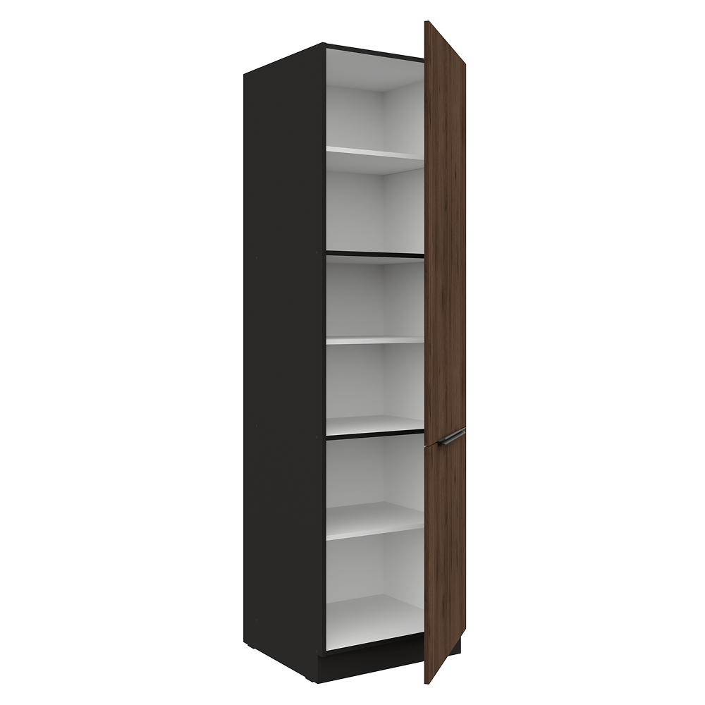 Dulap inalt, nuc okapi/negru, MENZO 60 DK-210 2F — imaginea 2
