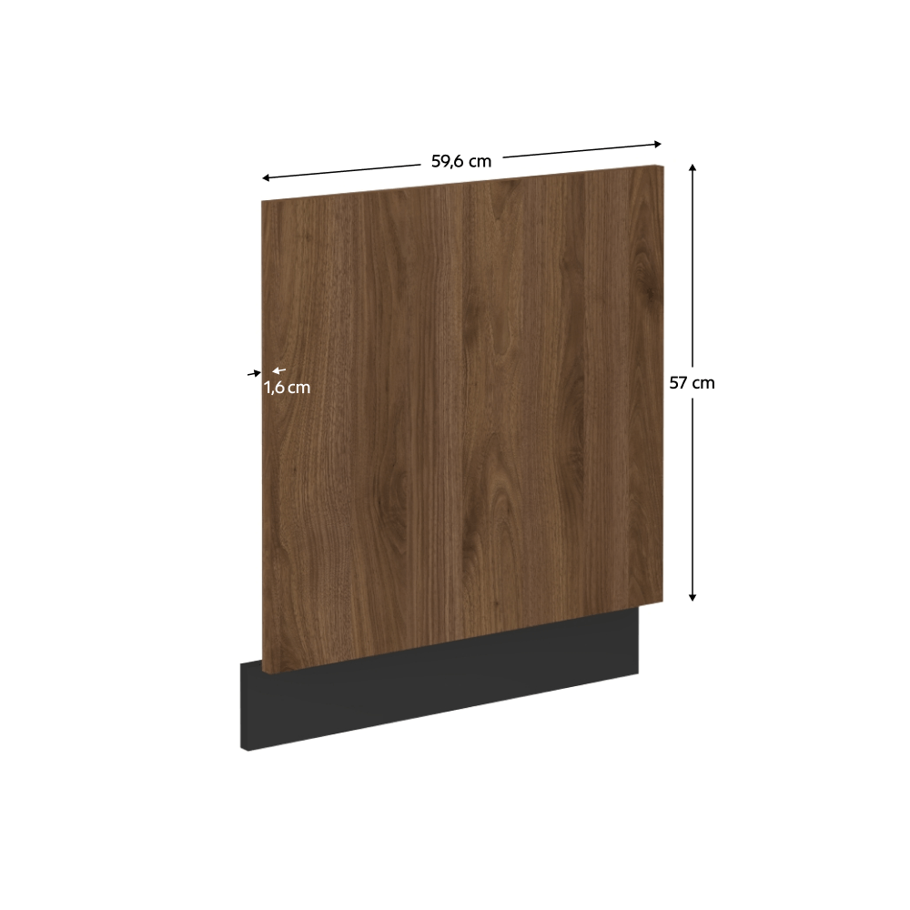 Usa de masina de spalat vase, nuc okapi/negru, MENZO ZM 570x596 — imaginea 9