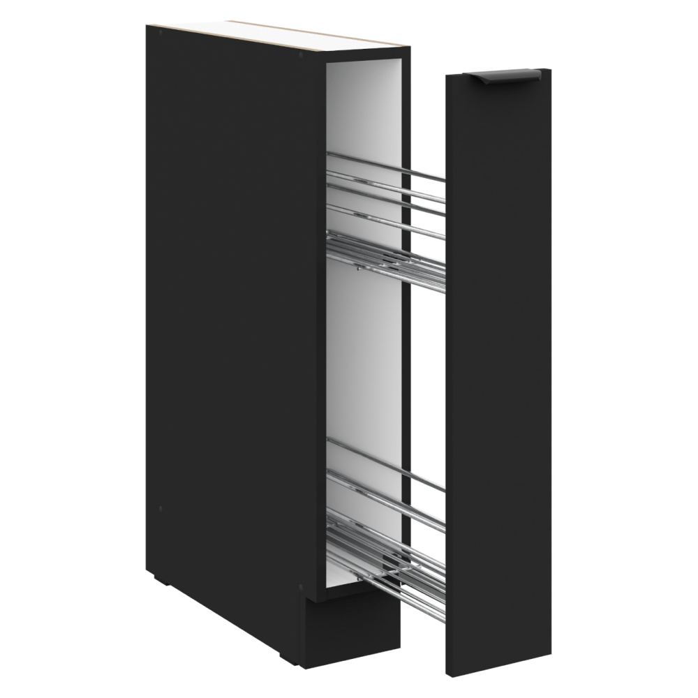 Dulap inferior cu cos extensibil, negru, SIBER 15 D CARGO BB — imaginea 5