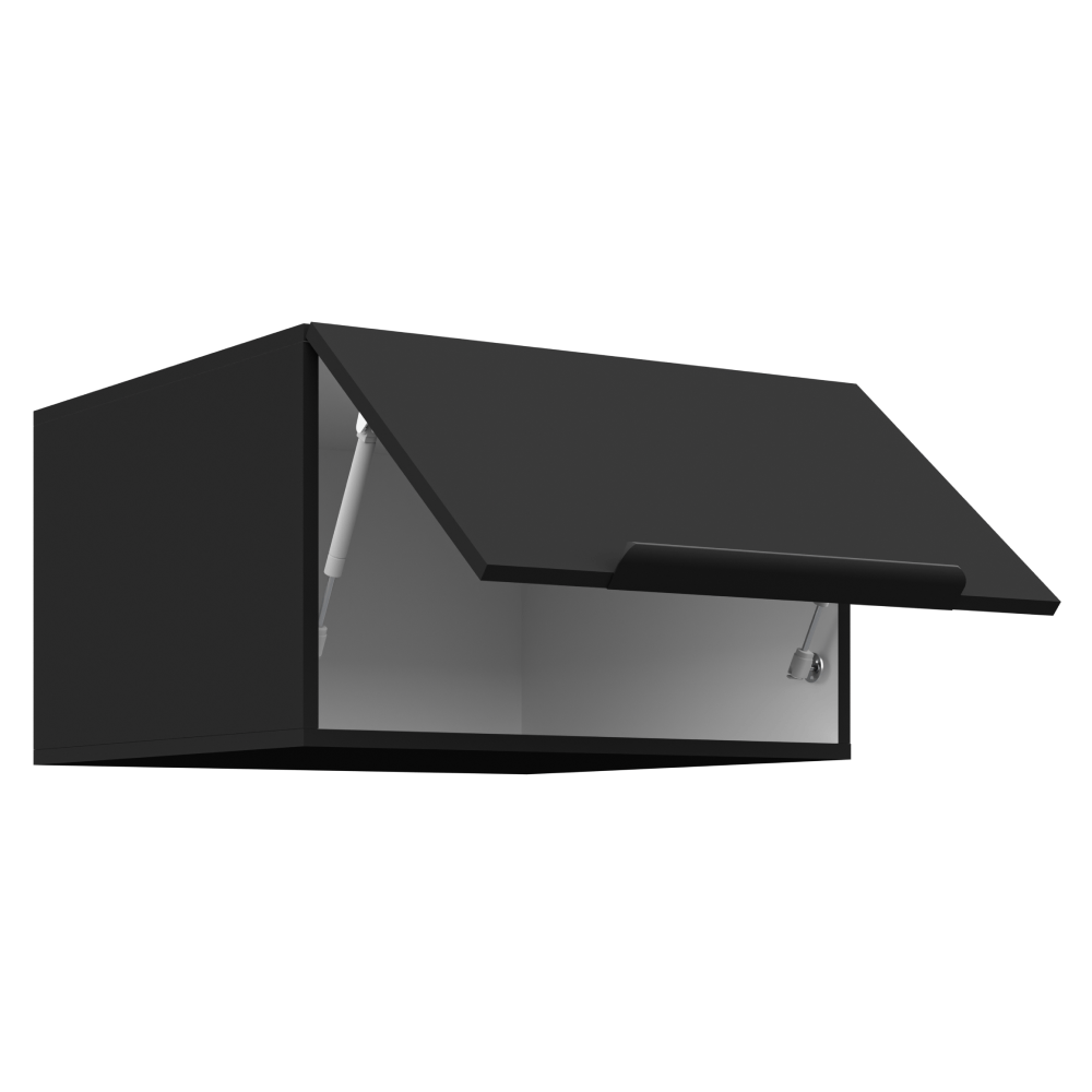 Dulap superior, negru, SIBER 60 NAGU-36 1F — imaginea 2