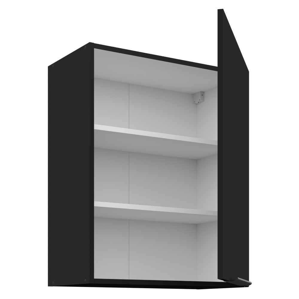 Dulap de sus, negru, SIBER 60 G-72 1F — imaginea 3