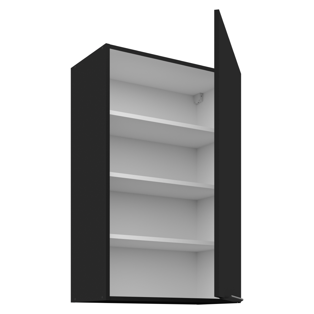 Dulap de sus, negru, SIBER 60 G-90 1F — imaginea 2