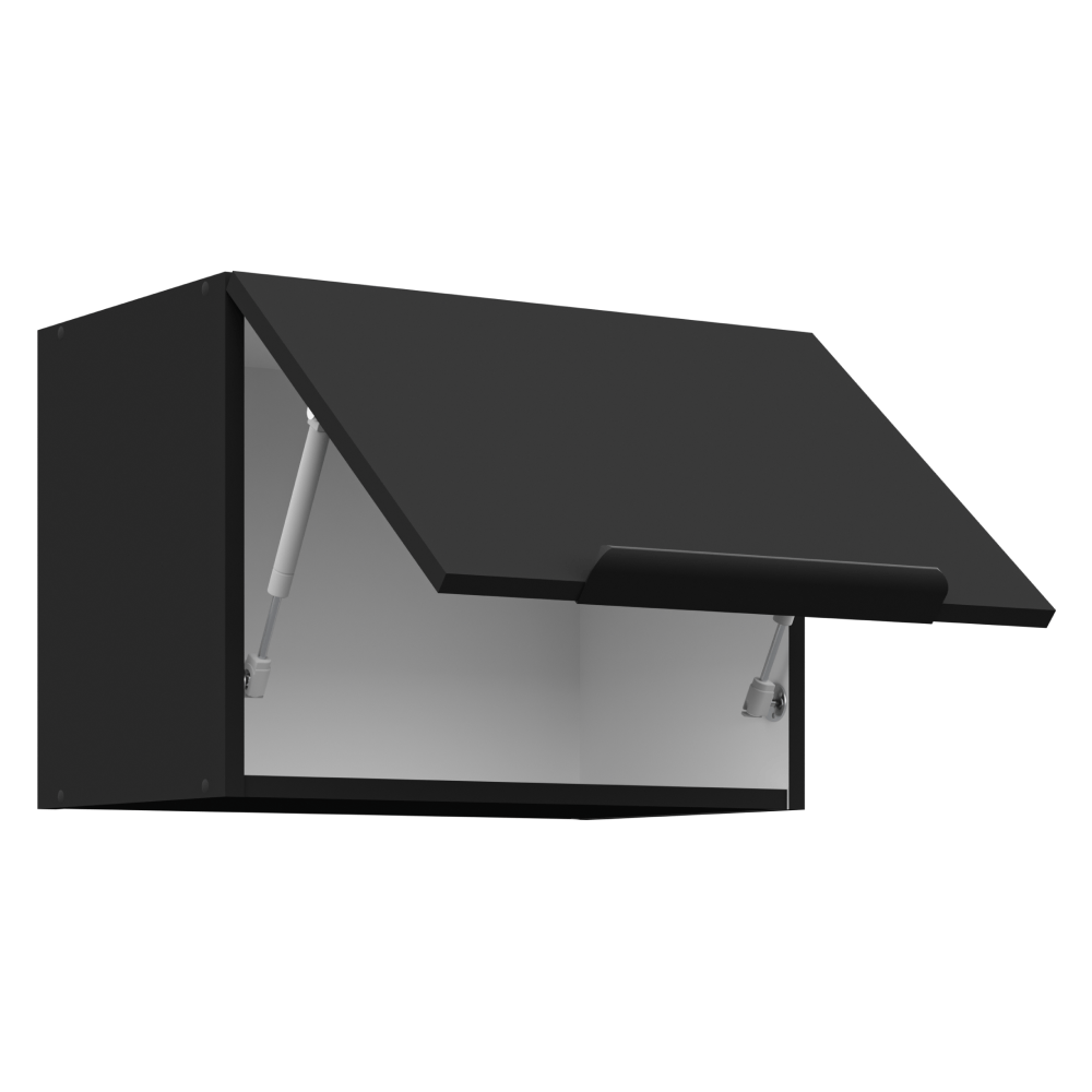 Dulap superior, negru, SIBER 50 GU-36 1F — imaginea 2