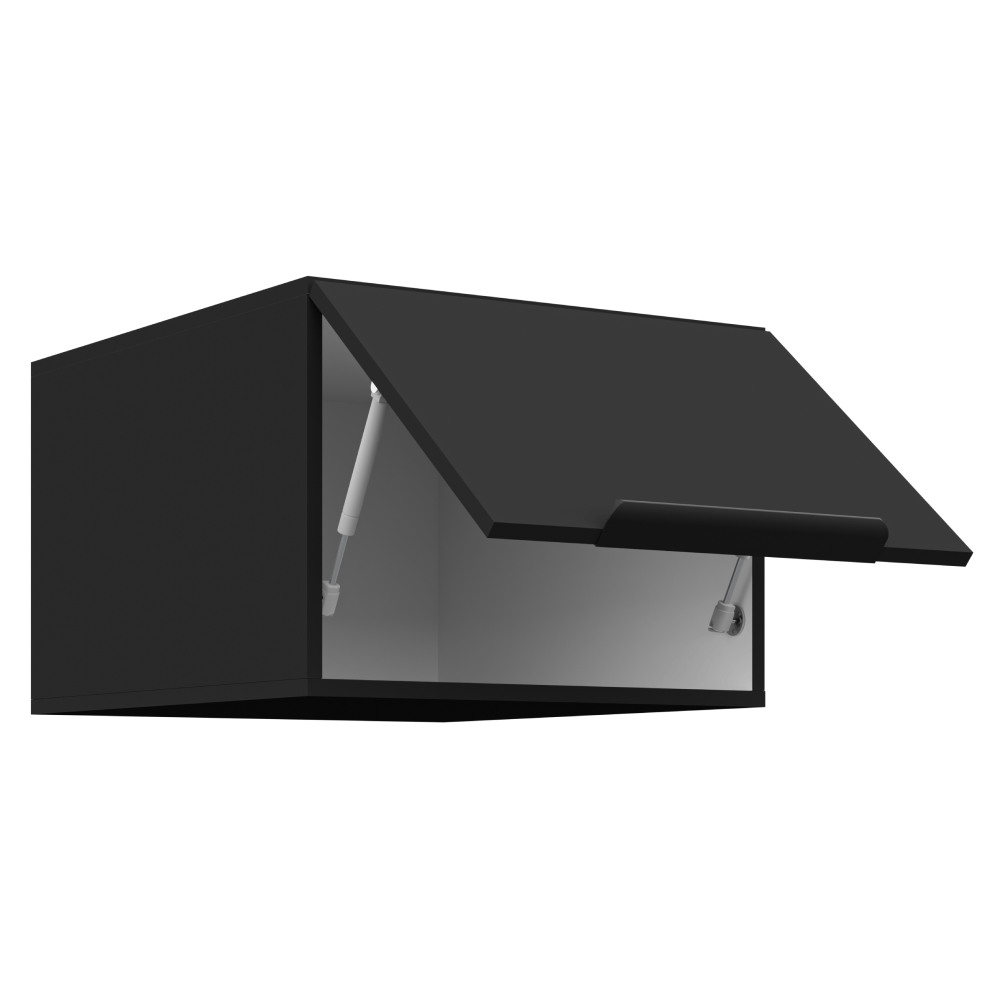 Dulap superior, negru, SIBER 50 NAGU-36 1F — imaginea 2