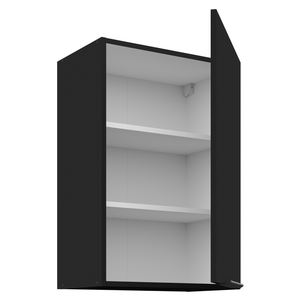 Dulap de sus, negru, SIBER 50 G-72 1F — imaginea 2