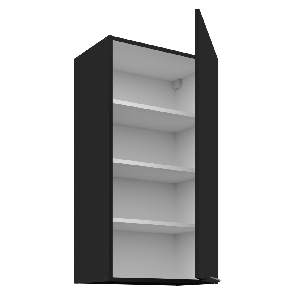 Dulap de sus, negru, SIBER 50 G-90 1F — imaginea 2