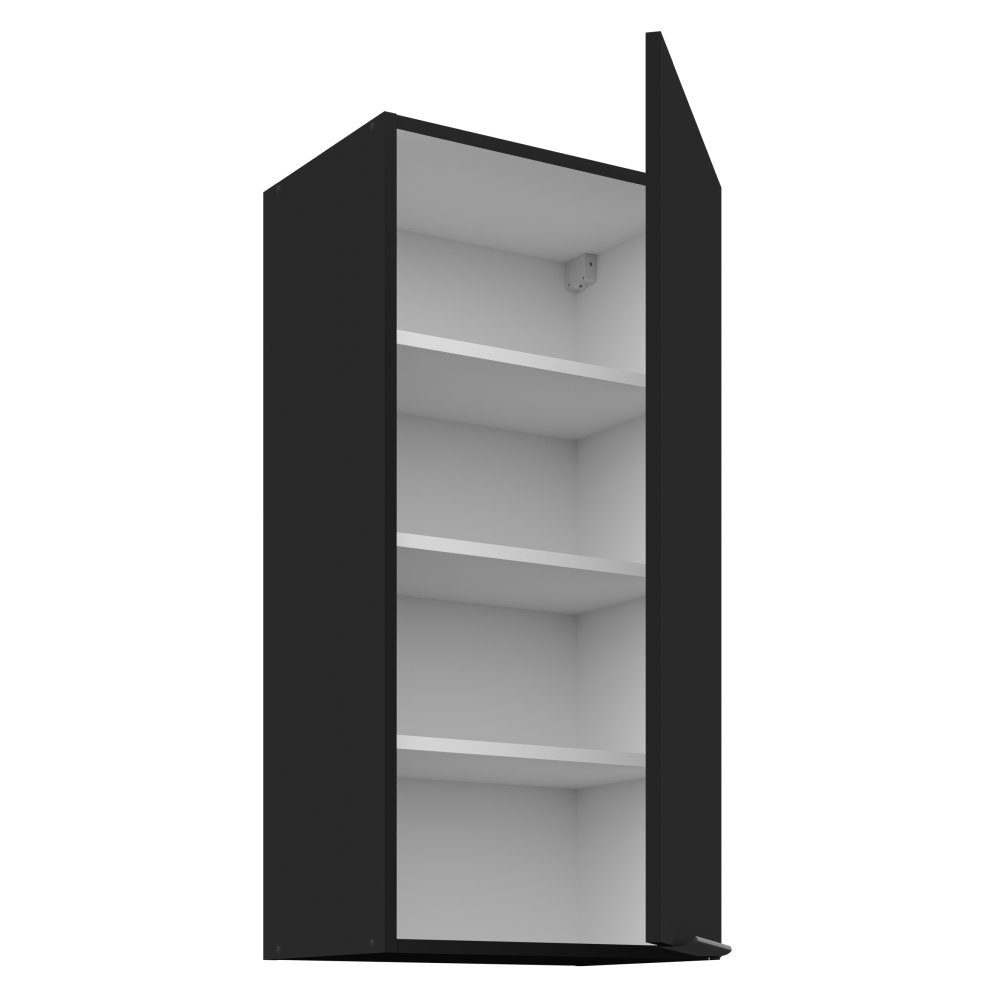 Dulap superior, negru, SIBER 45 G-90 1F — imaginea 2
