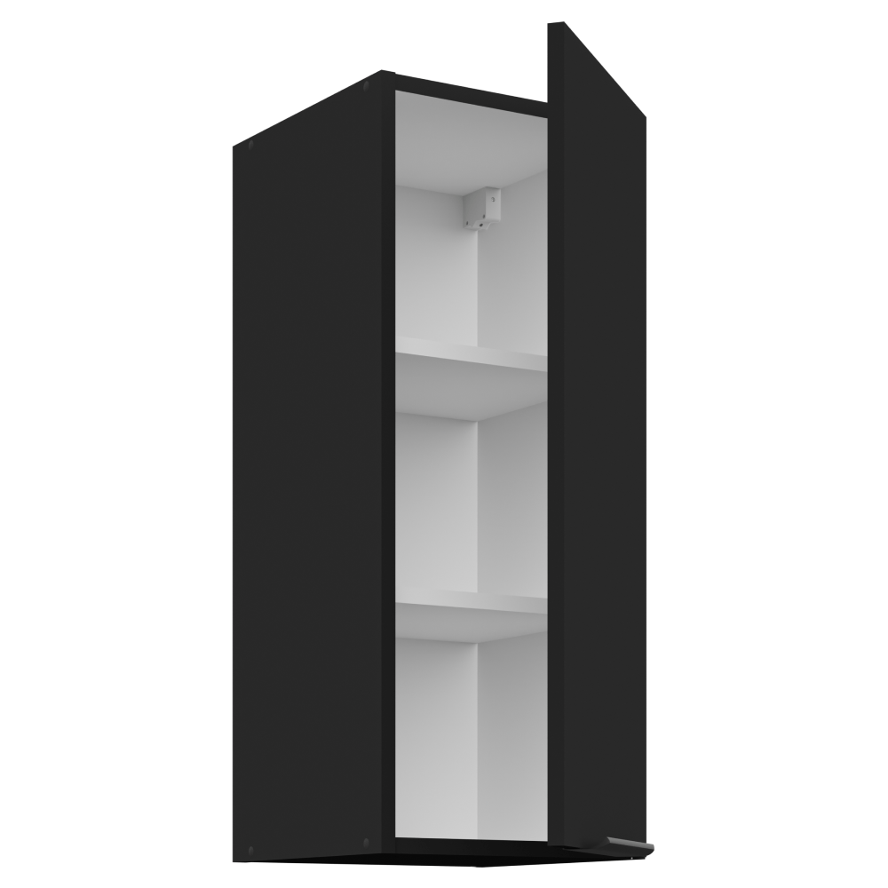 Dulap superior, negru, SIBER 30 G-72 1F — imaginea 2