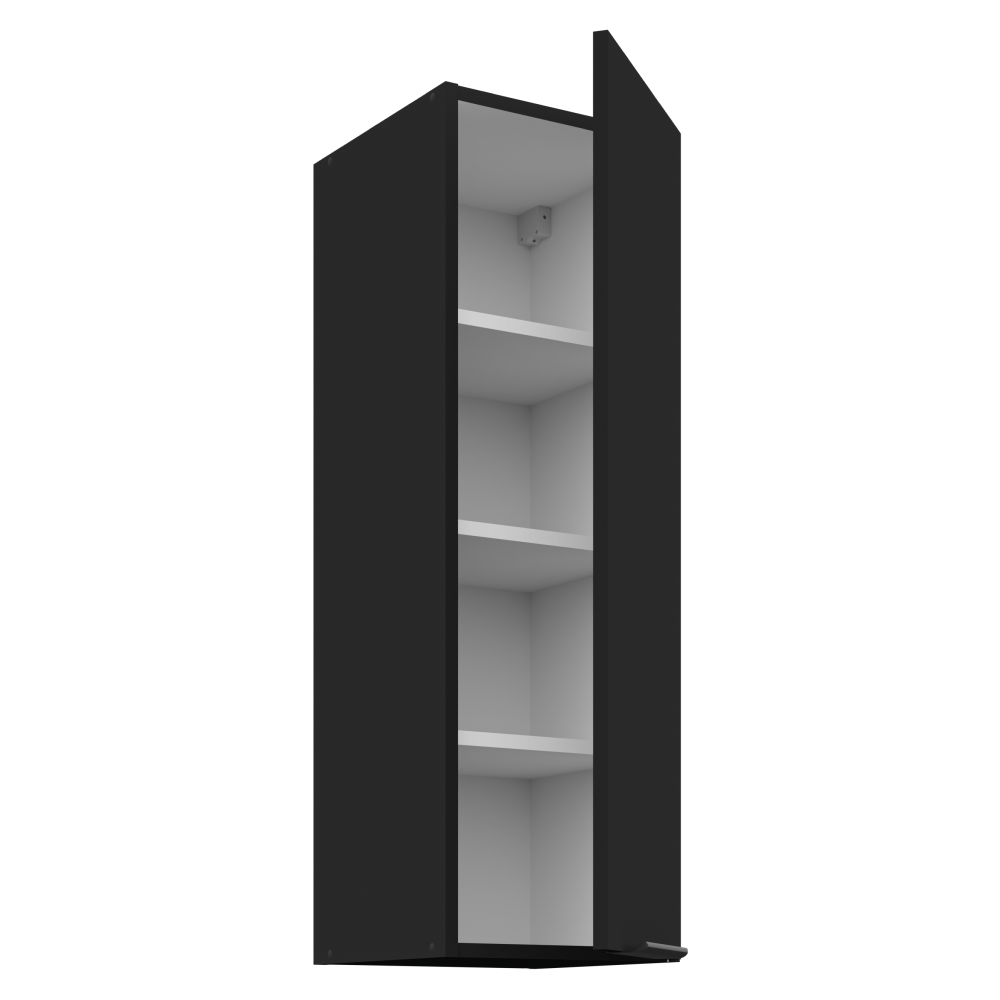 Dulap superior, negru, SIBER 30 G-90 1F — imaginea 2