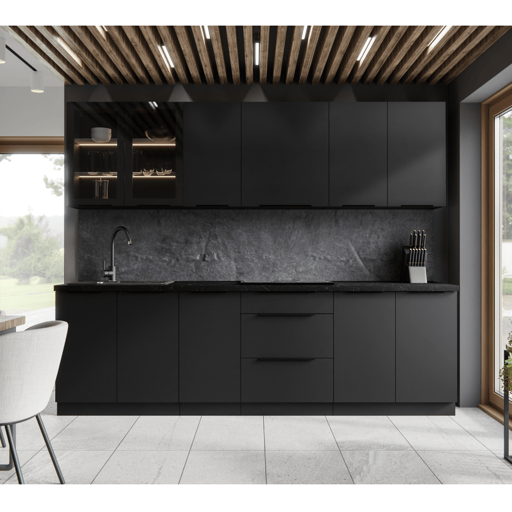 Dulap inalt pentru cuptor incorporabil, negru, SIBER 60 DPS-210 3S1F — imaginea 8