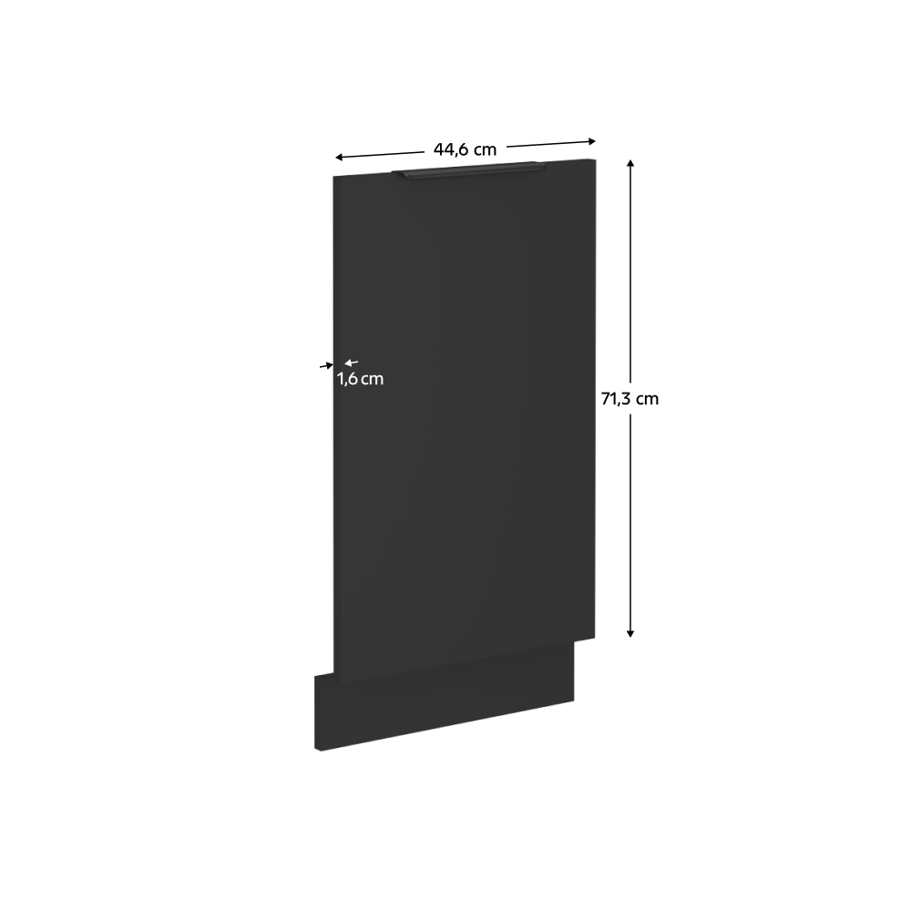 Usa de masina de spalat vase, negru, SIBER ZM 713x446 — imaginea 7