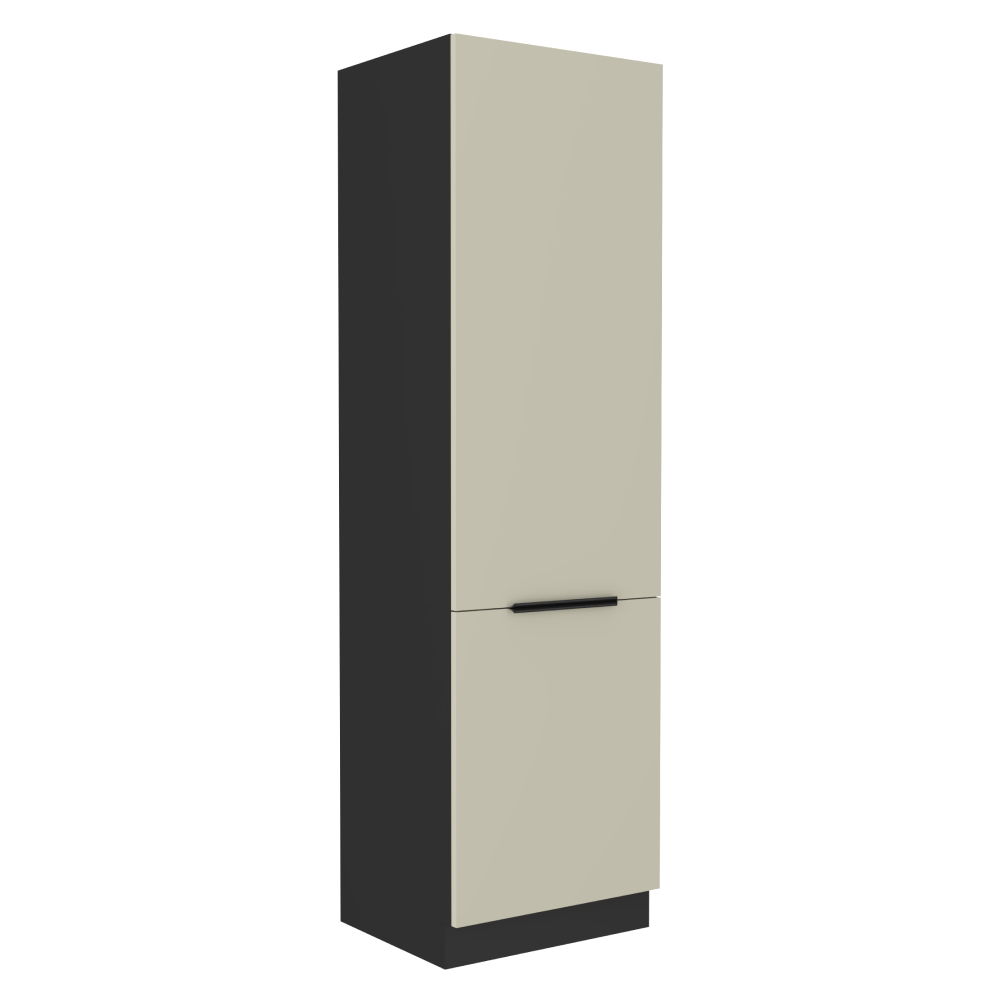 Dulap inalt, casmir/negru, ARAKA 60 DK-210 2F